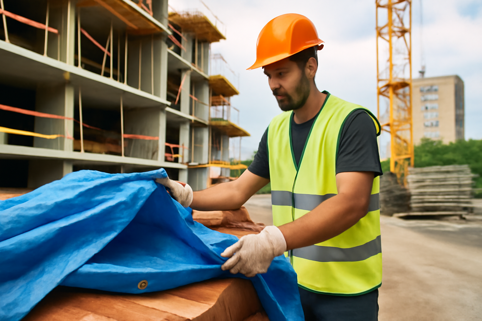 5 Common Uses for Tarpaulins in Construction and Industry